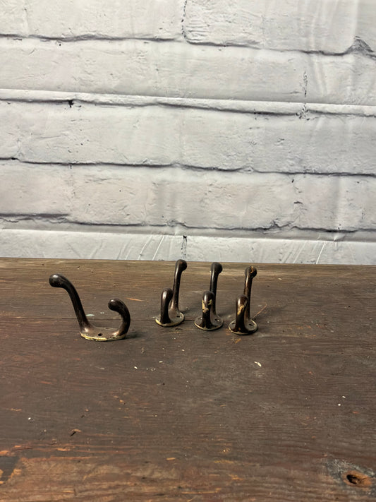 Solid Brass Coat Hooks