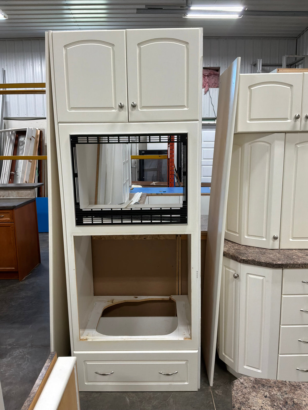Traditional White Kitchen with Lots of Storage