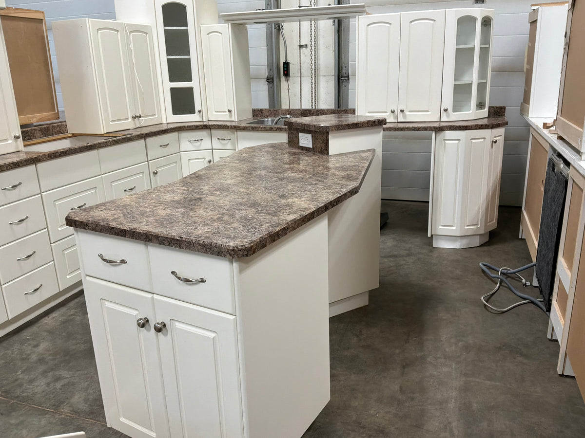 Traditional White Kitchen with Lots of Storage