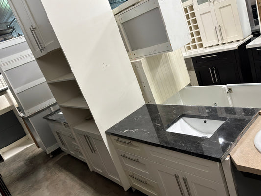 Versatile Large Double Vanity with storage Cabinet
