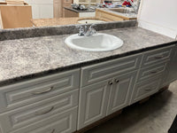Classic White Bathroom Vanity with storage Cabinet