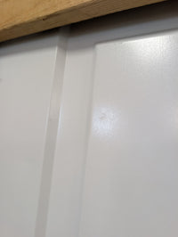 Metal Clad Exterior 4 panel door in frame
