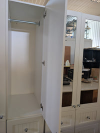 Mirrored Wardrobe with Drawers