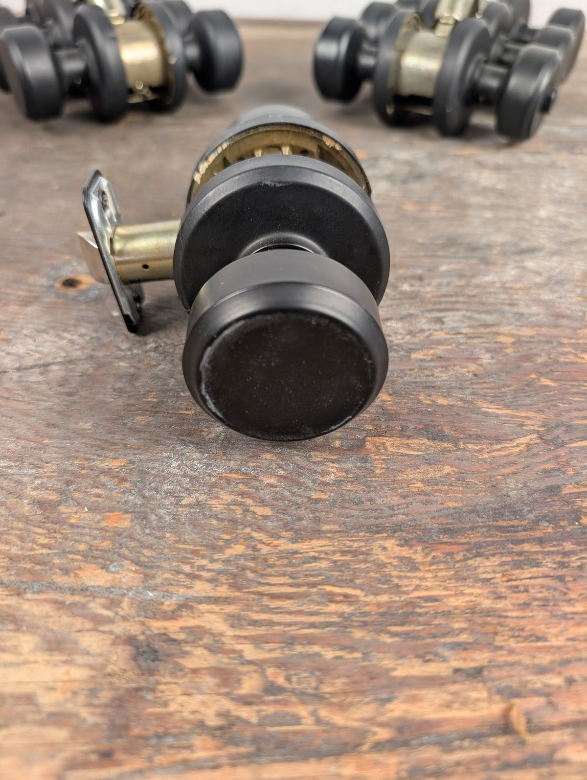Matte Black Doorknobs