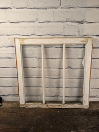 3 Pane Vintage Wood Sash window