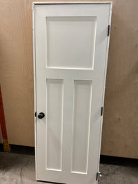 Shaker Style 3 Panel Interior Door in Frame