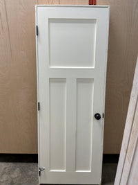 Shaker Style 3 Panel Interior Door in Frame