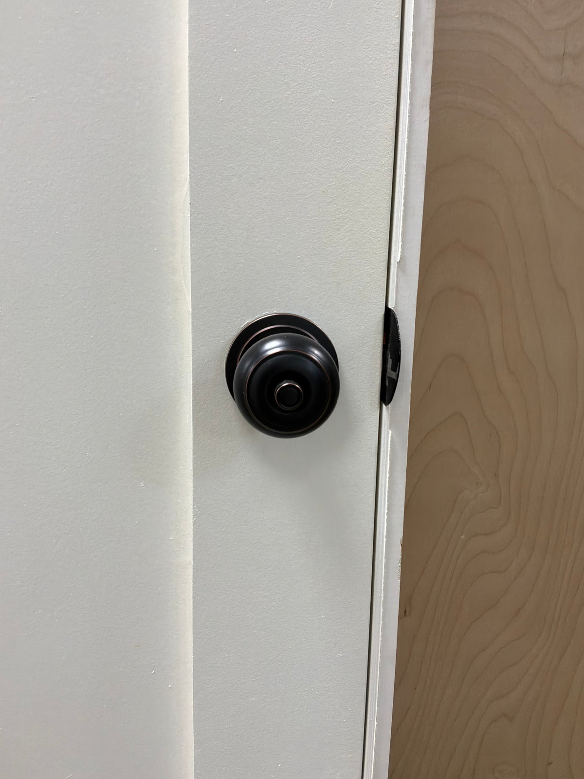 Shaker Style 3 Panel Interior Door in Frame