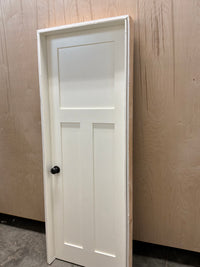 Shaker Style 3 Panel Interior Door in Frame