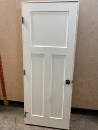 Shaker Style 3 Panel Interior Door in Frame
