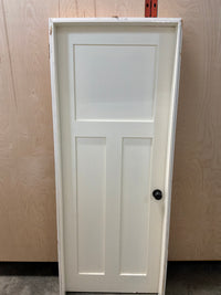 Shaker Style 3 Panel Interior Door in Frame