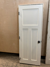 Shaker Style 3 Panel Interior Door in Frame