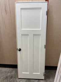 Shaker Style 3 Panel Interior Door in Frame