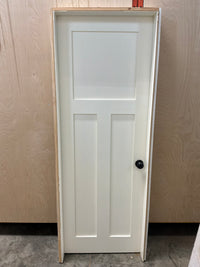 Shaker Style 3 Panel Interior Door in Frame