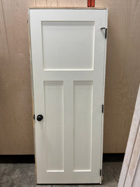 Shaker Style 3 Panel Interior Door in Frame