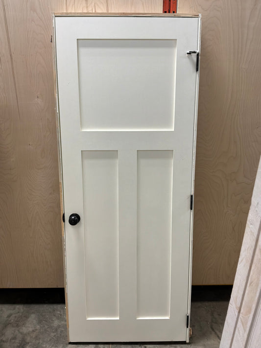 Shaker Style 3 Panel Interior Door in Frame
