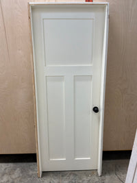 Shaker Style 3 Panel Interior Door in Frame