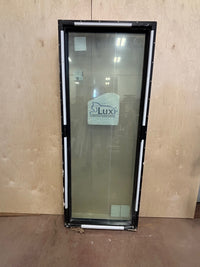 New Black Non-opening Triple Pane Window