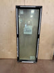 New Black Non-opening Triple Pane Window