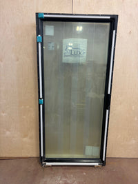 New Non-opening Black Triple Pane Window