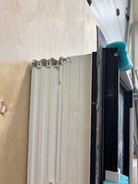 New Non-opening Black Triple Pane Window