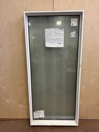 New Non-opening Black Triple Pane Window