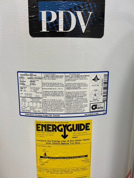 PDV High Efficiency Hot Water Heater