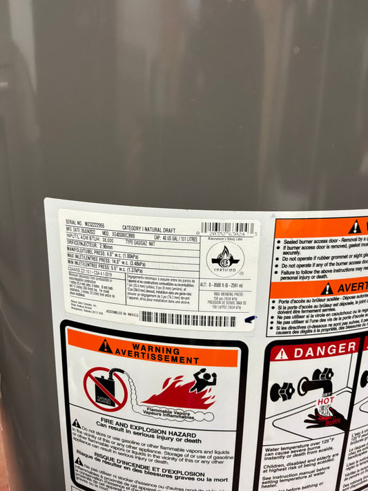 Rheem Hot Water Heater