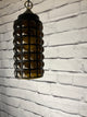 Vintage Amber Glass Pendant Light