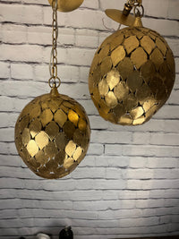 Large Unique Gold Pendant Lights
