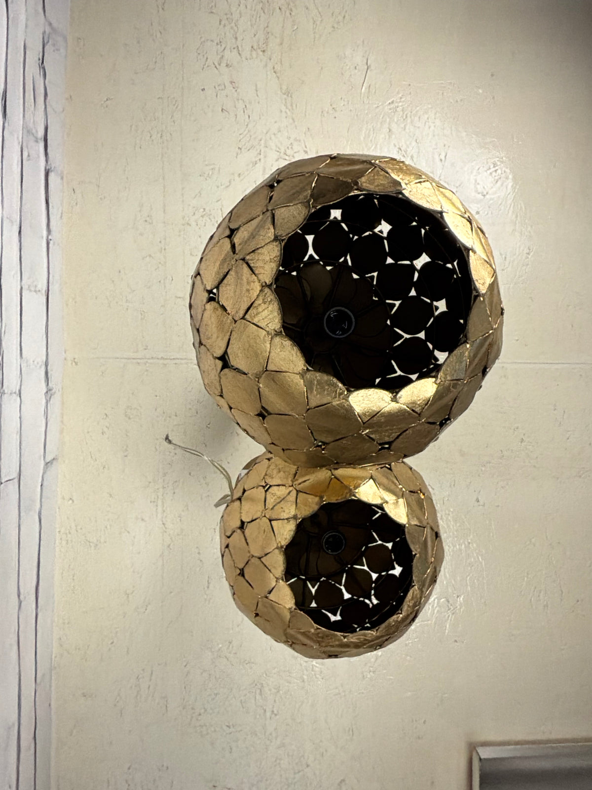 Large Unique Gold Pendant Lights