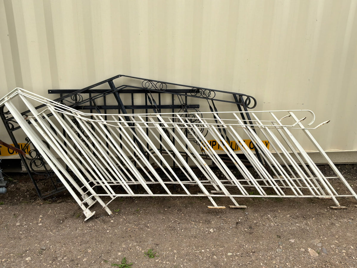 Painted Wrought Iron Stair Railings