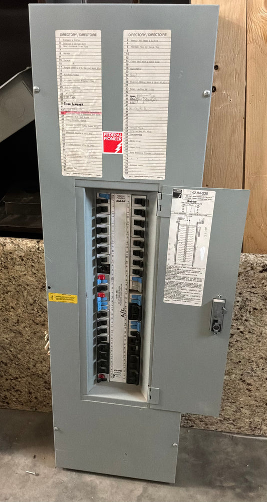 Large Federal Pioneer NA Breaker Electrical Panel