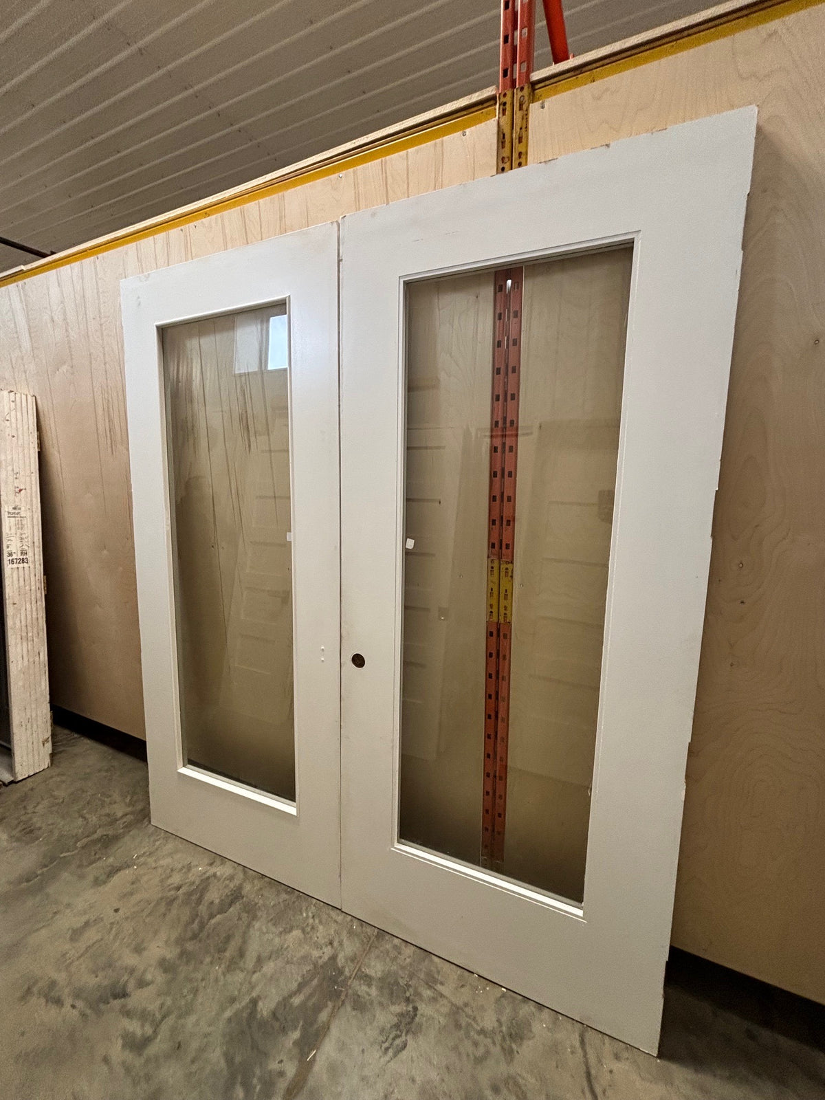 8’ Glass Double Door Set