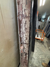 Brown Commercial Steel Door in Welded Frame