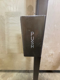 Brown Single Storefront Door