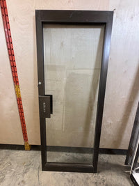 Brown Single Storefront Door