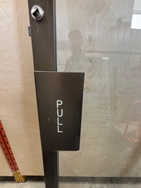 Brown Single Storefront Door