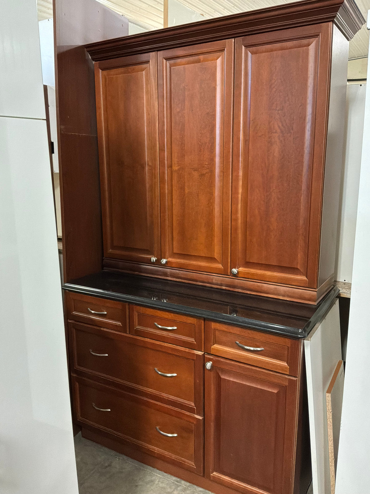 Beautiful Dark Maple Kitchen