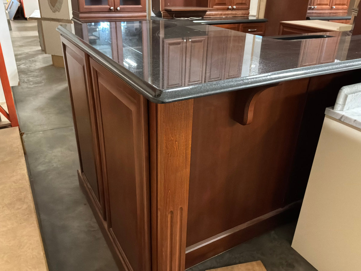 Beautiful Dark Maple Kitchen