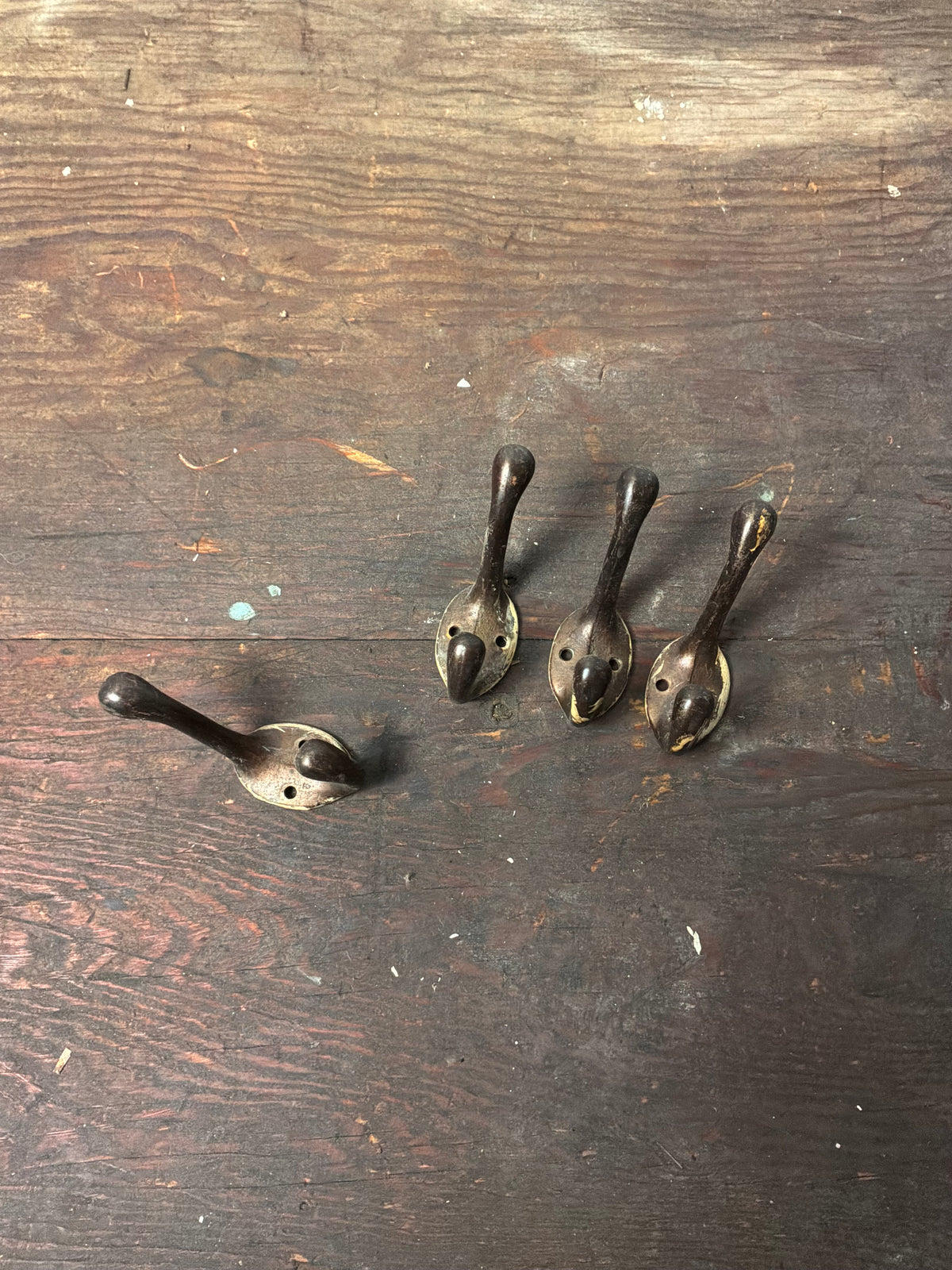 Solid Brass Coat Hooks