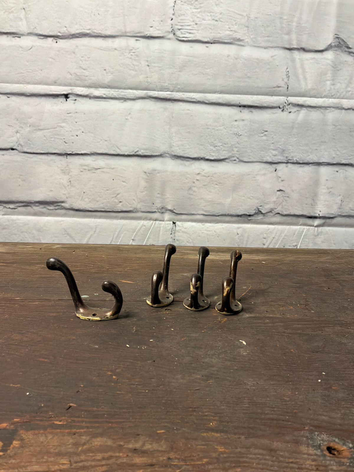Solid Brass Coat Hooks