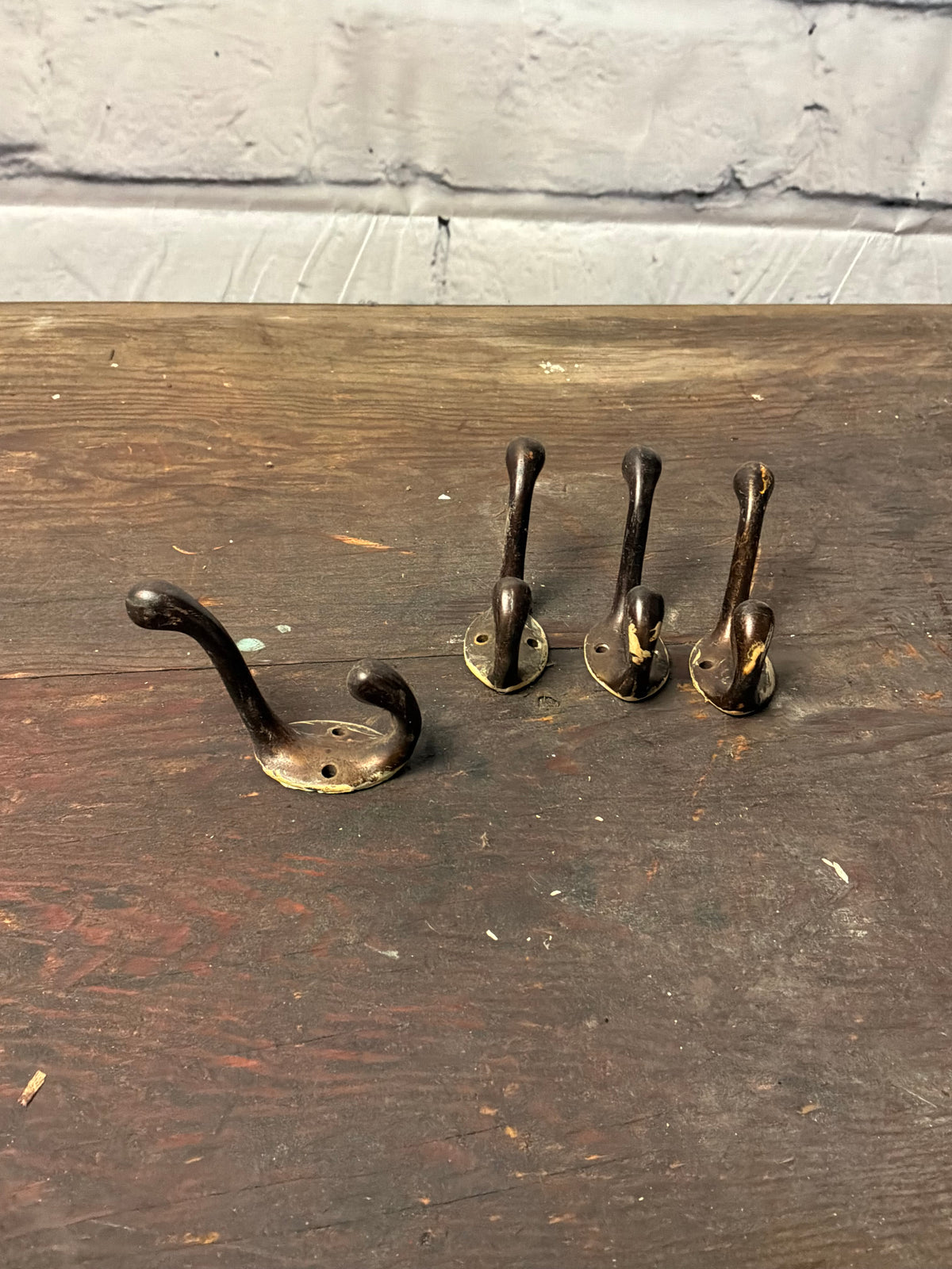 Solid Brass Coat Hooks