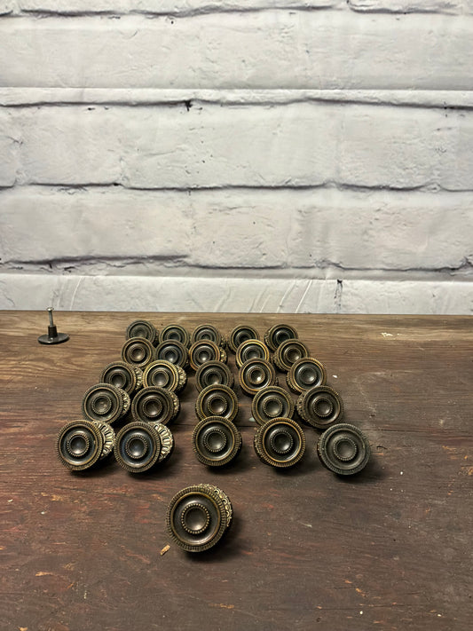 Vintage Amerock Cabinet Pulls with Backplate