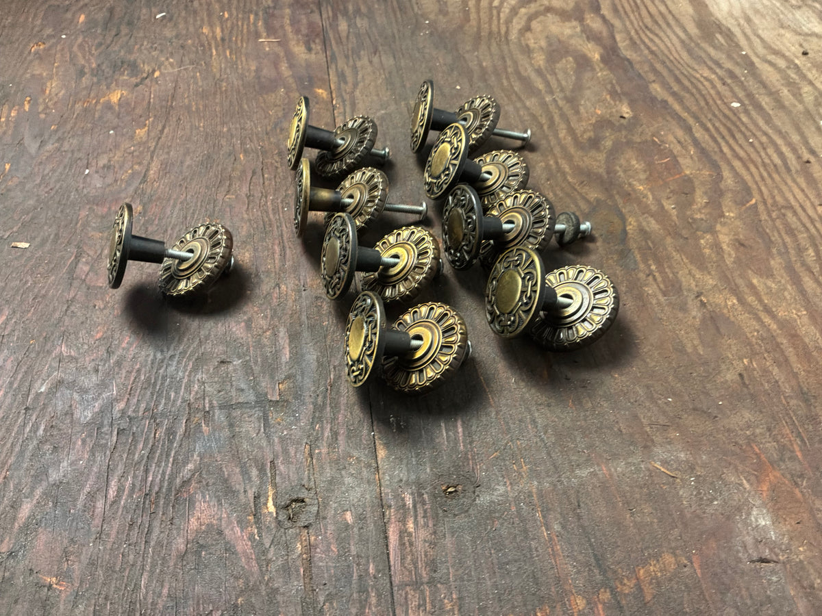 Vintage Amerock Renaissance Cabinet Pull with Backplate