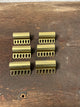 Beautiful Vintage Brass Hanger Stops