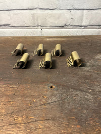 Beautiful Vintage Brass Hanger Stops