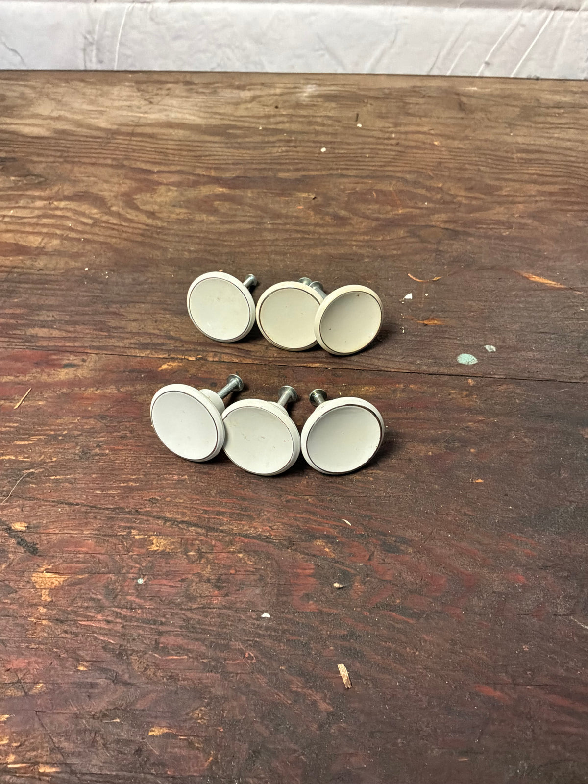 Vintage White and Gold Amerock Pulls