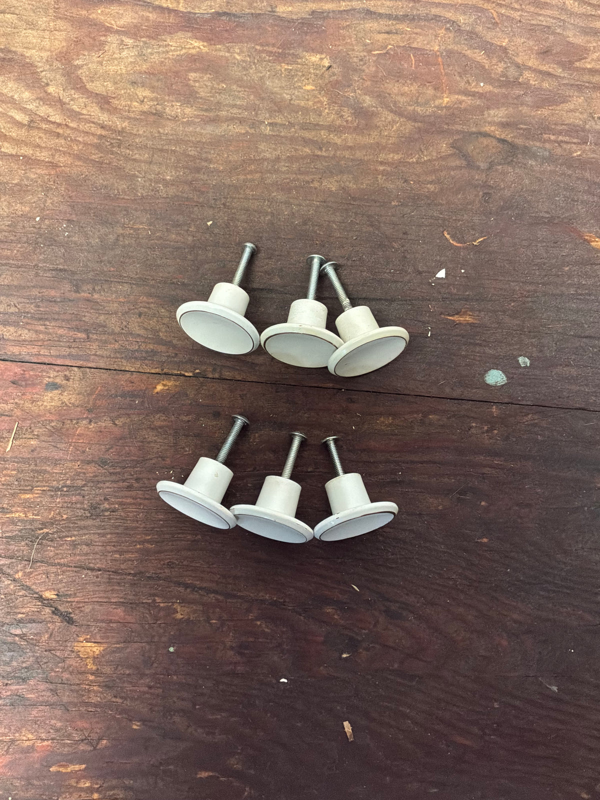 Vintage White and Gold Amerock Pulls