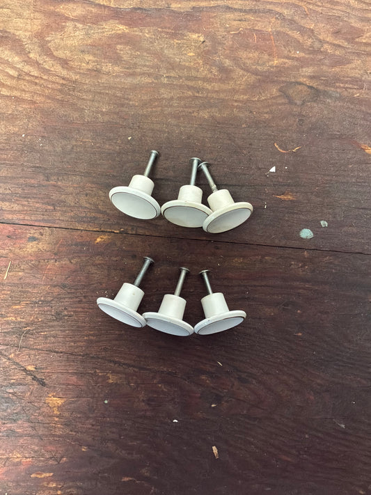 Vintage White and Gold Amerock Pulls
